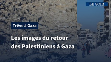 Accord Israël-Hamas : les images du retour des Palestiniens à Gaza