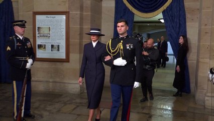 'Her presence transformed it,' says designer of Melania Trump's hat