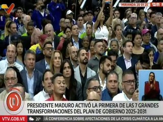 Jefe de Estado activó la primera de las 7 Grandes Transformaciones de su Plan de Gobierno 2025-2031