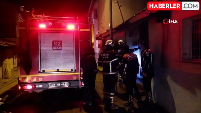 Edirne'de Kundaklama İddiası: Benzin Döküp Evi Yaktılar