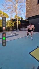 Así fue el partido de baloncesto entre Ibai Llanos y Joan Pradells