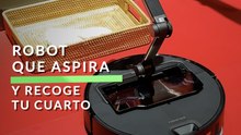 Aspiradora robot con brazo