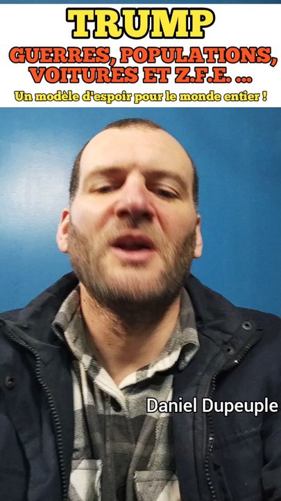 TRUMP, VOITURES, ÉNERGIES, ZFE ET GUERRES : DITES LUI MERCI !