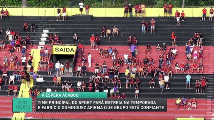 A espera acabou! Time principal do Sport fará estreia na temporada e Fabrício Dominguez afirma que grupo está confiante - Copia