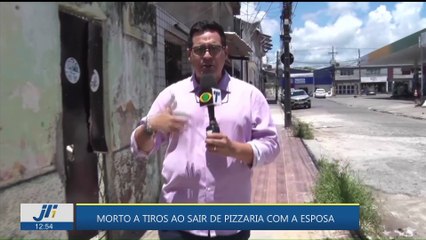 Morto a tiros ao sair de pizzaria com a esposa
