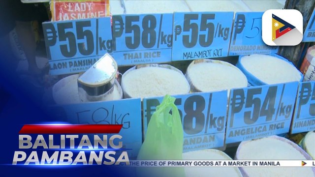 D.A., DTI inspect price of primary goods at a market in Manila