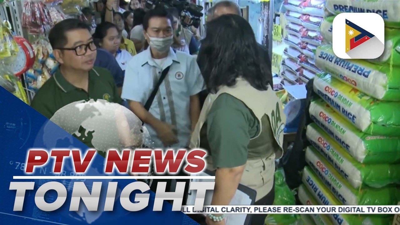 D.A., DTI conduct inspection of price of basic goods at Manila market