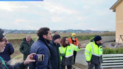 Il commissario Curcio in visita a Cesena dopo l'alluvione: il video
