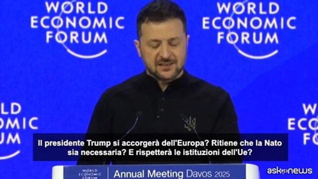 Zelensky all'Ue: nell'era di Trump bisogna essere uniti sulla difesa
