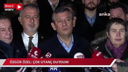 Özel'den hükümete 'Kartalkaya' tepkisi: Çok utanç duydum