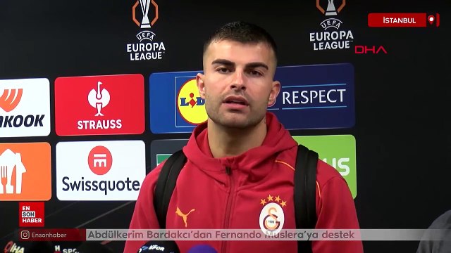 Abdülkerim Bardakcı'dan Fernando Muslera'ya destek