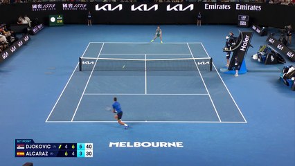 ¡Novak Djokovic gana el tercer set después de un punto espectacular! | Abierto de Australia 2025