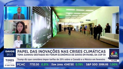 Davos 2025: Anna Cárcamo, do Greenpeace BR, comenta importância das inovações nas crises climáticas