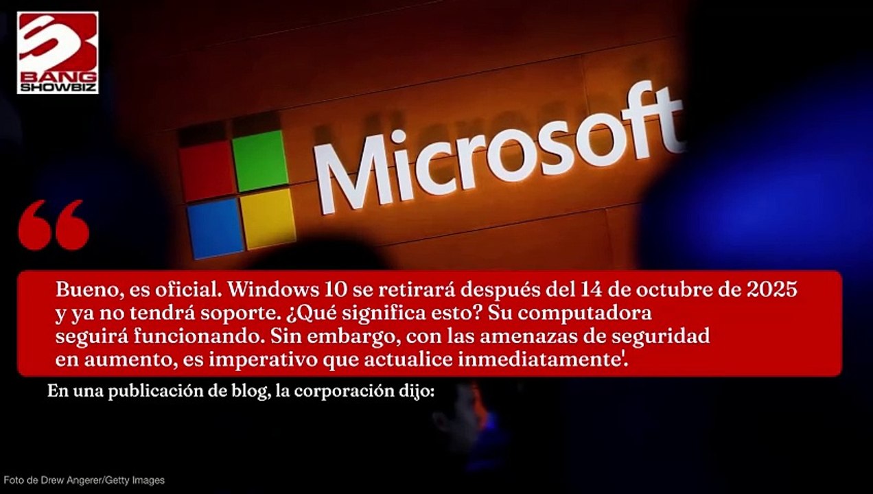 Advierte Microsoft a los usuarios de Windows que es 'imperativo' que actúen ahora