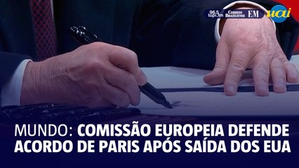 Presidente da Comissão Europeia defende Acordo de Paris após retirada dos EUA