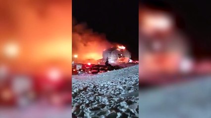 Incendio de un hotel de una estación de esquí en Turquía