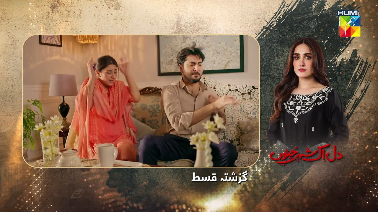 Dil Ik Shehar e Junoon - Episode 29 - 21st Jan 2025 - [ Aiza Awan  Alee Hassan Shah ] - HUM TV