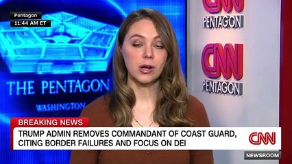 Trump admin. removes first female leader of a US military branch