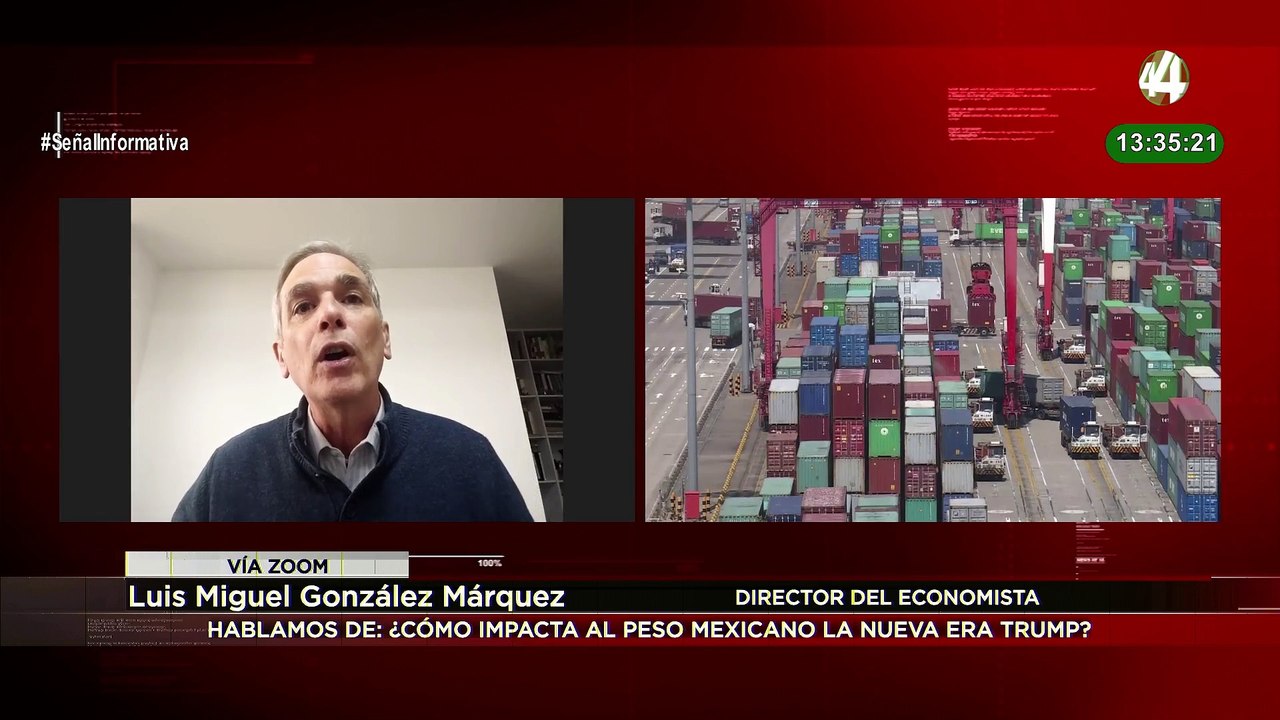 Luis Miguel González habla de ¿cómo impacta al peso mexicano la nueva era Tump?