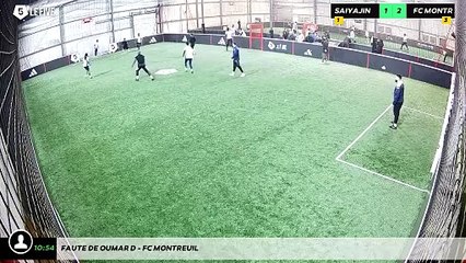Faute de Oumar D - Fc Montreuil