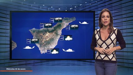 La previsión del tiempo en Canarias para el 22 de enero de 2025, en Atlántico Televisión.