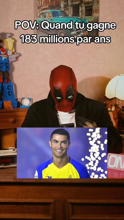 Quest-ce que tu ferais si tu gagnais 183 millions d'euros par ans?