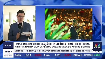 Governo Lula mostra preocupação com política climática anunciada por Trump; Julia Lindner analisa