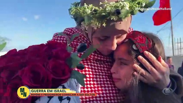 Guerra em Gaza: reféns são soltos após cessar-fogo | Melhor da Noite