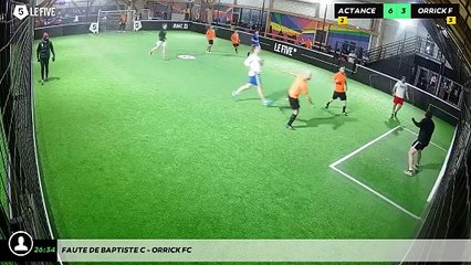 Faute de Baptiste C - ORRICK FC