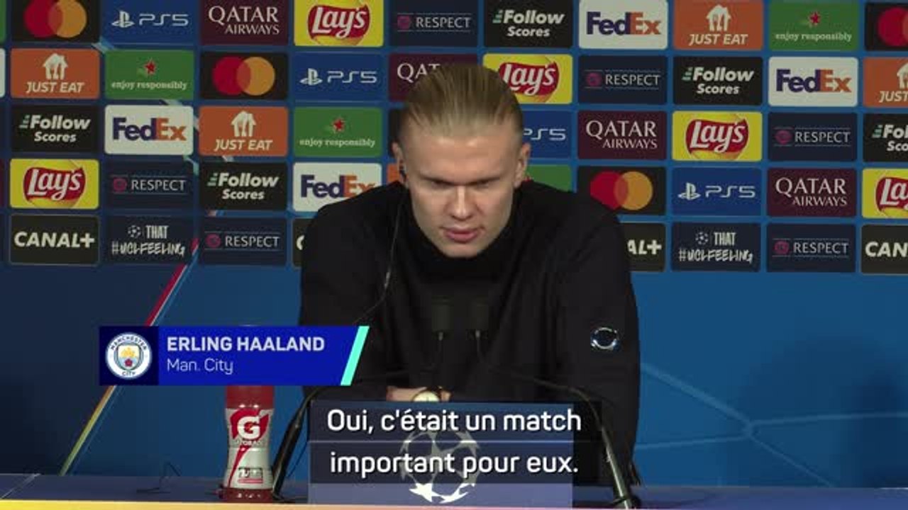 Man. City - Haaland : “Le PSG - Dortmund d’il y a 5 ans ? Pas de sentiment de revanche”