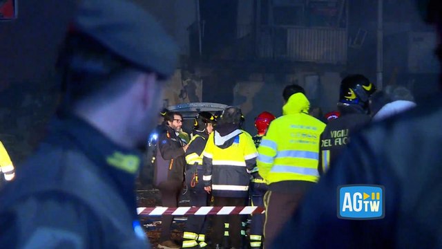 Esplosione Catania, i soccorritori: «8 feriti, uno grave. La zona messa in sicurezza»