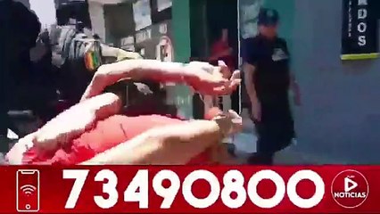 Ladrón intenta asaltar con una pistola de juguete