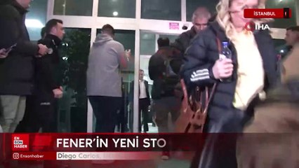 Diego Carlos, İstanbul'a geldi