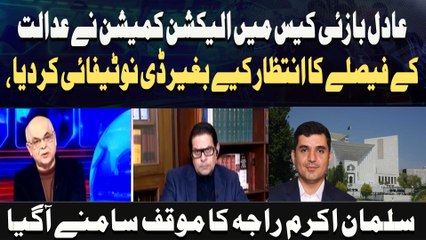 Election Commission de-notified in Adil Bazai case without waiting for court's verdict: Salman Akram