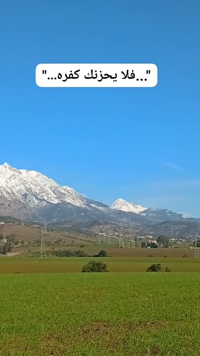 "...فلا يحزنك كفره..."