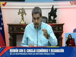 Pdte. Nicolás Maduro anuncia que el Consejo Nacional de Economía se declara en sesión permanente