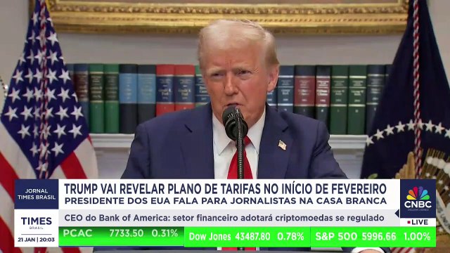 Trump fala de investimento milionário em inteligência artificial vindo de três principais empresas