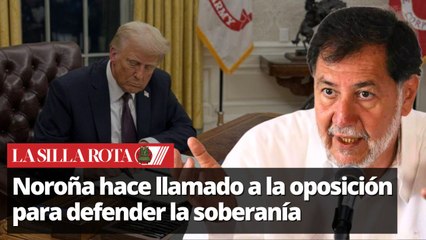 Noroña hace un llamado para defender la soberanía nacional de Trump
