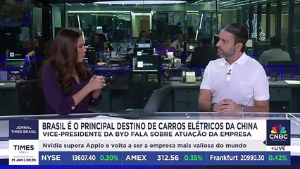 VP sênior da BYD no Brasil explica por que país é o principal destino de carros elétricos da China