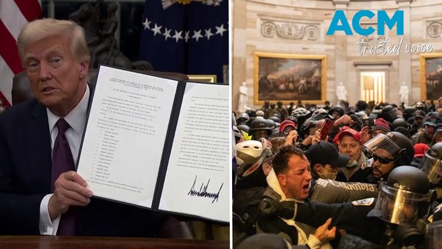 Trump grants sweeping pardon of Jan 6 rioters who attacked police