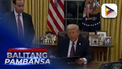 Ilang executive orders, agad nilagdaan ni U.S. Pres. Trump