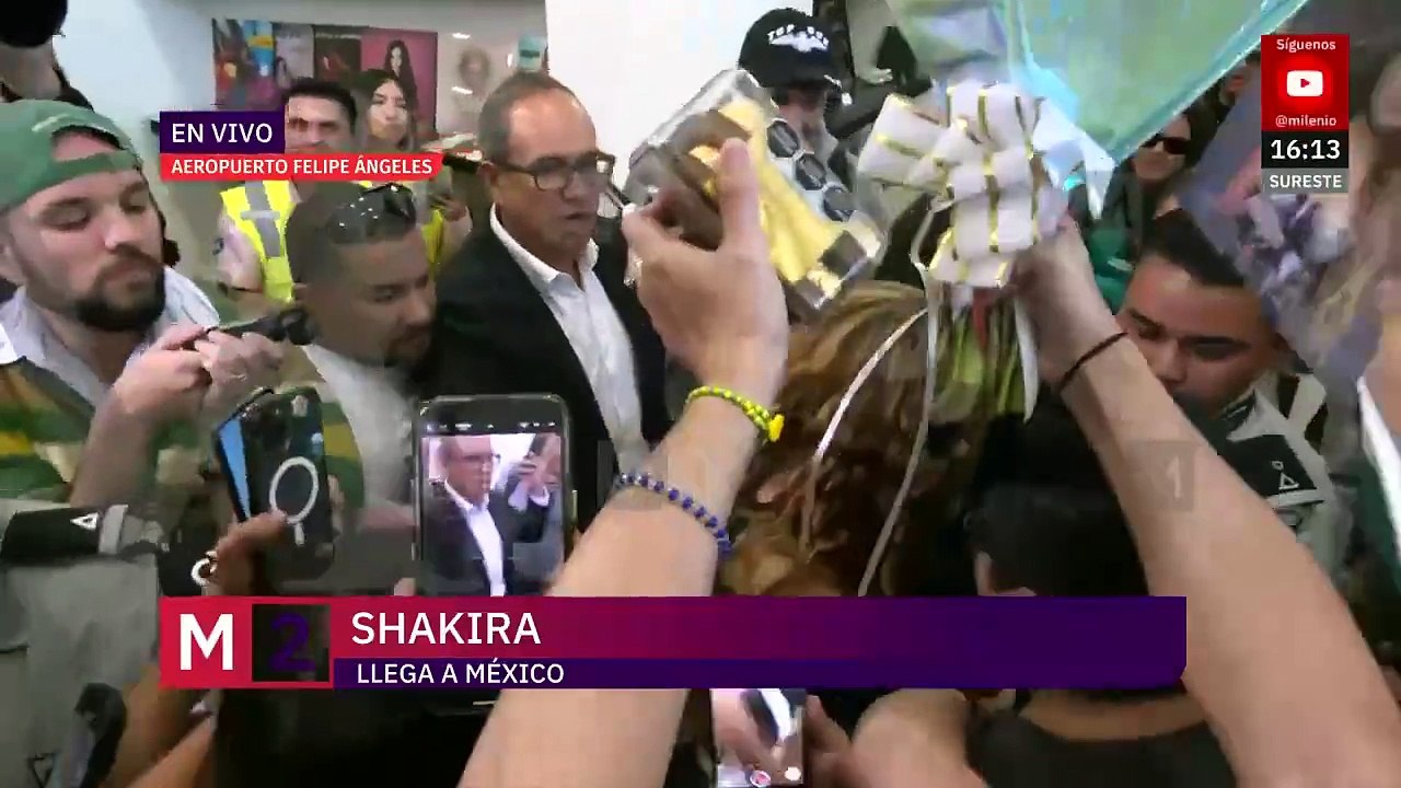 Shakira llega a México para el ensayo general de su gira "Las Mujeres Ya No Lloran"
