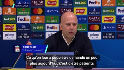 Liverpool - Slot loue la patience de ses joueurs pour battre un Lille “discipliné”