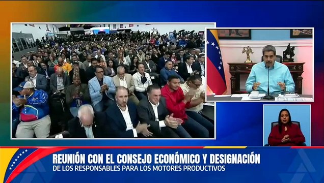Pdte. Nicolás Maduro lideró reunión donde designó a los responsables de los Motores Productivos