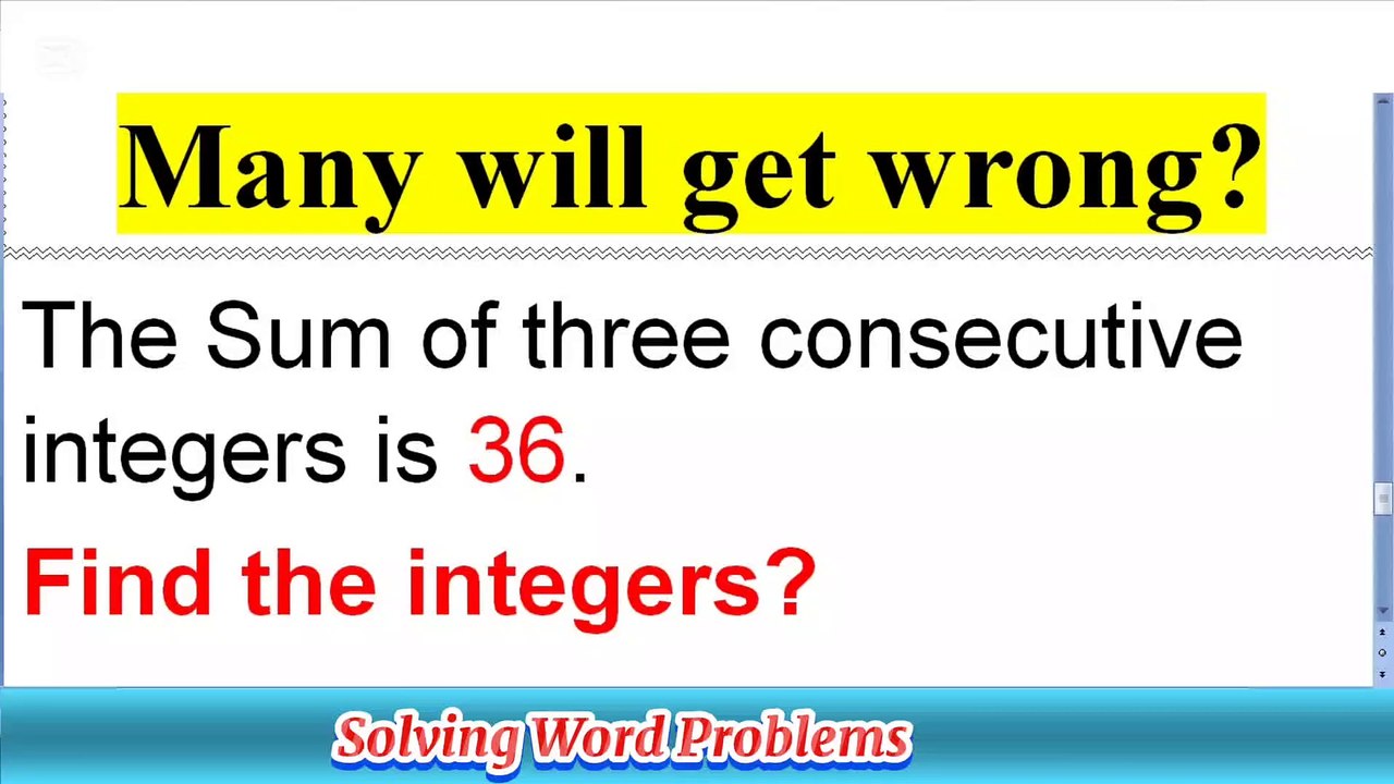 How to Solve Algebraic Word Problems -Lec-03 | Solving Word Problems | MathOguide