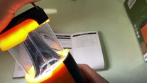 Survival HAND CRANK Recharge Flashlight Lantern Camping Off Grid Battery Bank Review #wisebuyreviews