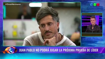 Gran Hermano 2024: Juan Pablo no podrá competir por el próximo liderazgo