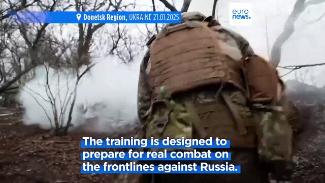 Newly recruited Ukainian soldiers train for frontline deployment as uncertainty looms