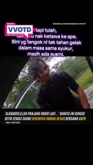 'Alhamdulillah panjang umur lagi...' Wanita ini kongsi detik cemas suami dihempas ombak besar bersama kayu balak
