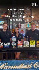 Serving beers with the de Beer siblings | January 22 2025 | Newcastle Herald